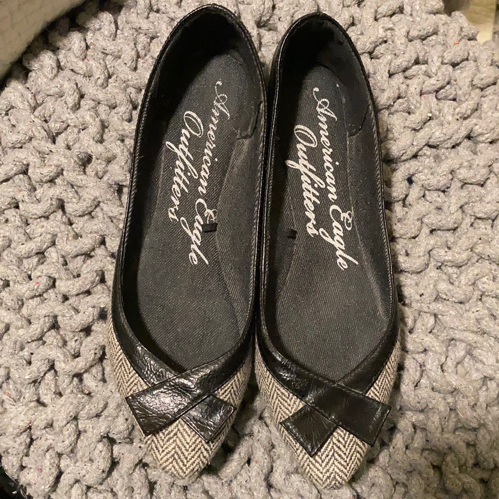 AEO Herringbone Patterned Flats